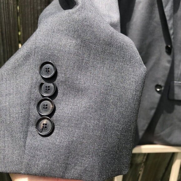 46R Brooks Brothers Gray Golden Fleece Wool Blazer Full Canvas Fitzgerald Jacket - Picture 11 of 11